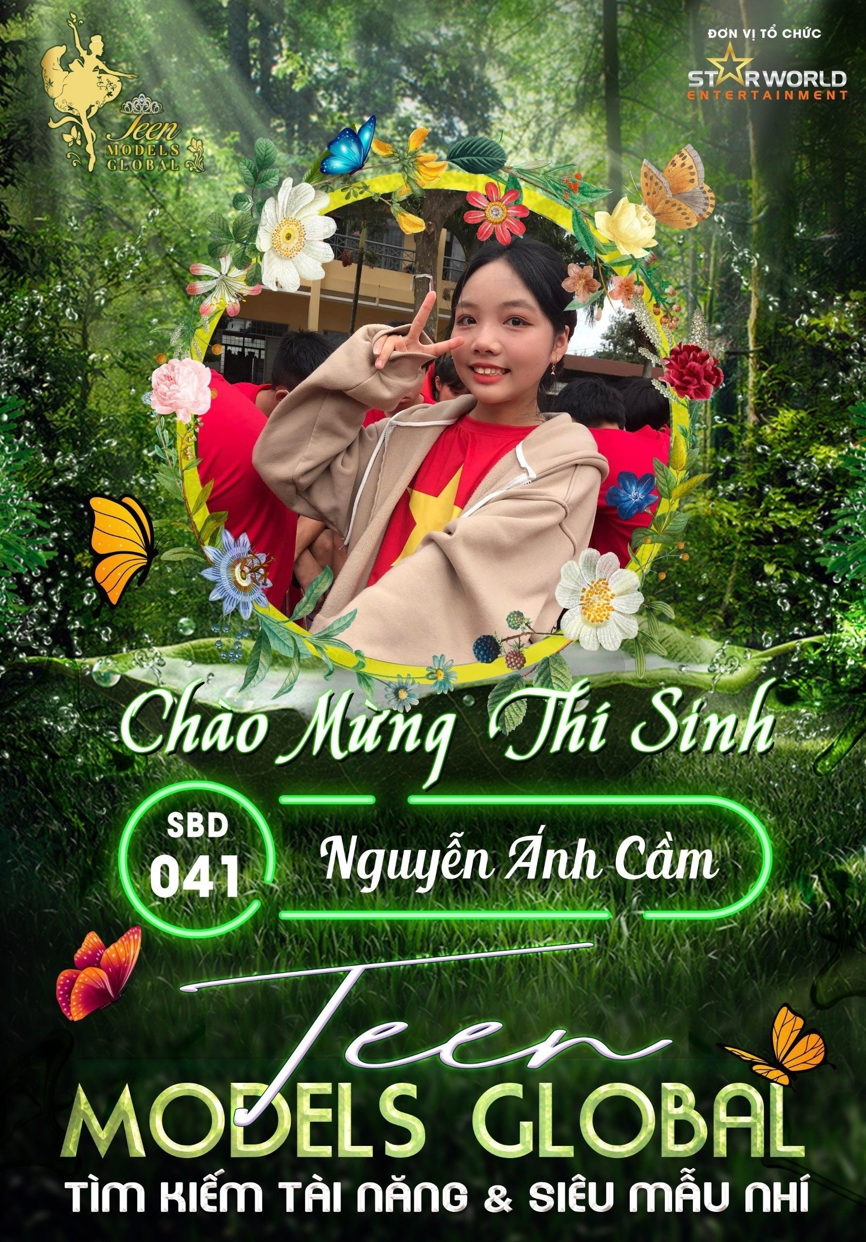Nguyễn Ánh Cầm sbd 041